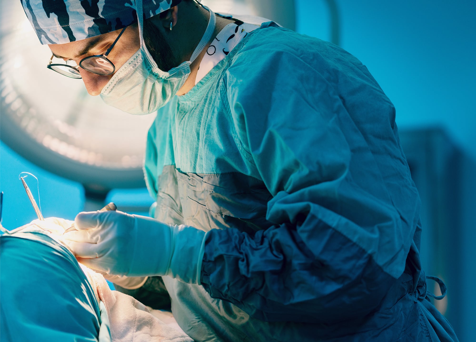 One day, Chrissie found the left side of her face completely paralyzed. One surgeon performed the reanimation surgery that changed her life.