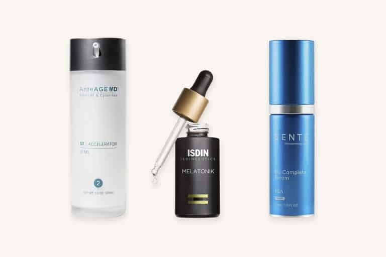 Dermatologists share their favorite professional-strength skin care products for anti-aging, wrinkles, fine lines, and dullness.