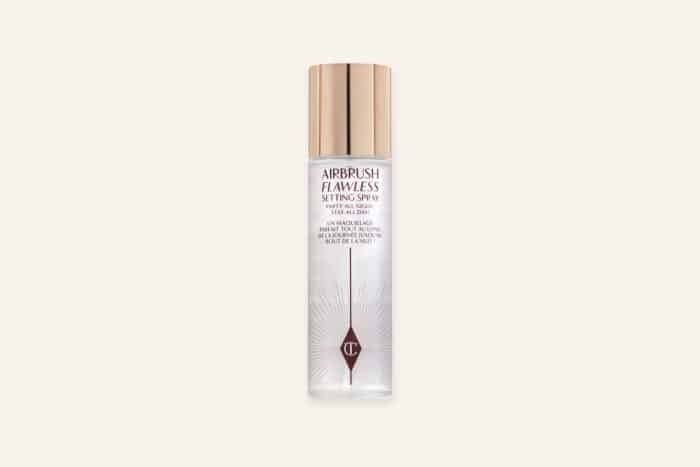 Charlotte Tilbury Airbrush Flawless Setting Spray transfer-resistant for under a mask