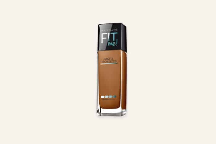 Maybelline Fit Me Matte + Poreless Foundation transfer-resistant for under a mask