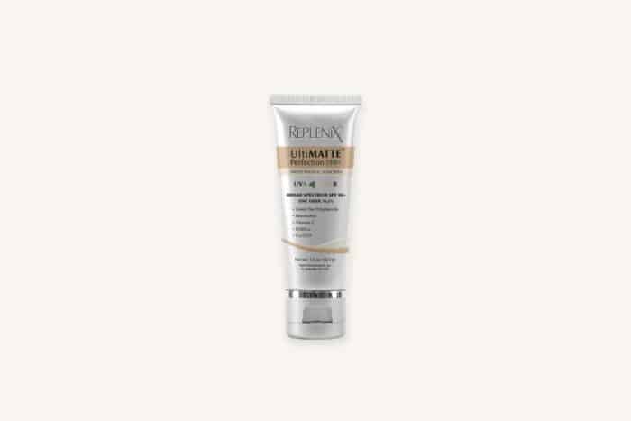 Replenix UltiMatte Perfection SPF 50 sunscreen for medium to dark skin tones